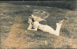 Anniversary Pageant 1912 Woman in Fairy Costume w/Wings Postcard
