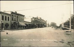 Vine Street Looking North Postcard