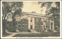 University Hall, College Yard, Harvard University Postcard