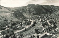 Panorama of Idaho Springs, Altitude 7556 Ft. Postcard