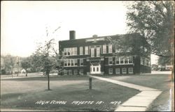Fayette High School Building and Grounds Postcard