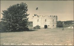 Fort William Henry Stone Tower Postcard