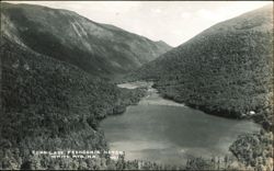 Echo Lake, Franconia Notch, White Mountains Postcard