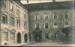 Damenstift Courtyard and Portals Postcard