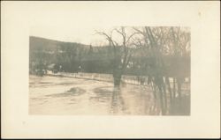 Bridge in Flood Time, November 3, 1927 Postcard