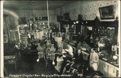 Famous Crystal Bar Interior with Mysterious Clock Postcard