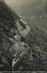Ponte São João, Curityba a Paranaguá Railroad Train Postcard