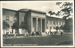 Umgebaute Kunstpalastfassade Grosse Ausstellung 1926 Postcard
