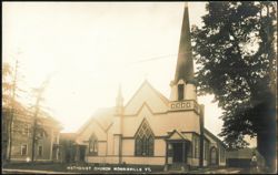 Methodist Church with Steeple Postcard