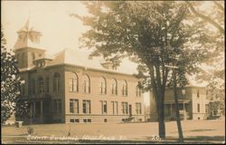 County Buildings with Clock Tower Postcard