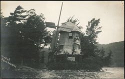 Windmill, Rogers Rock Hotel, Lake George Postcard
