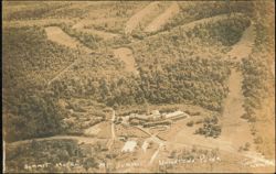 Summit Hotel, Mt. Summit Turgeon Aerial View Postcard