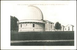 New U.S. Naval Observatory Dome, 36 Inch Lense Postcard
