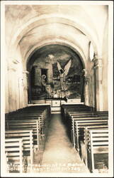 Presidio of La Bahia Chapel Interior, Built 1749 Postcard
