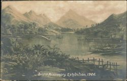Bristol Missionary Exhibition 1906, New Guinea Scene Postcard