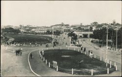 Town Square with Paterson Zochonis Building Postcard