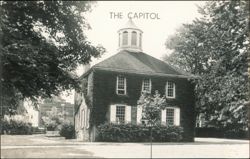 Corydon Capitol State Memorial, Built Circa 1816 Postcard