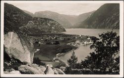 Nesflaten, Suldal Landscape View Postcard