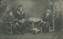 Dolletta World's Smallest Mother with Her Children Postcard