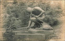 Menotomy Sculpture by C. E. Dallin Postcard
