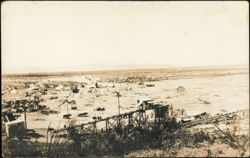 Mining Operation with Conveyor Belt and Structures Postcard