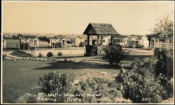 Wells Wonder View Cabins, Route 1 Postcard