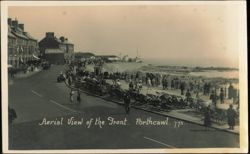 Aerial View of the Front Promenade and Seafront Postcard