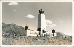 This Is The Place Monument Under Construction Postcard