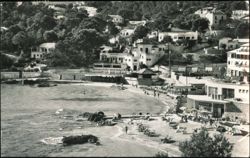 Playa de Cala Mayor Beach and Hotel El Puchet Postcard