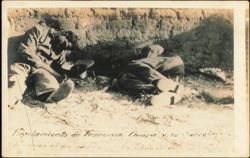 Mexican Revolution Execution of Francisco Chiapa and His Secretary Postcard