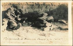 Mexican Revolution Fusilamiento de Francisco Chiapa y Su Secretario Postcard