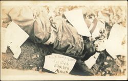 Mexican Revolution Casualty RPPC Battle of Nogales Mexico Postcard