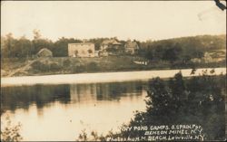 Sunny Pond Camps, S. Spain Proprietor Postcard