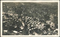 Camp 33 Bird's-Eye View, Tents Postcard