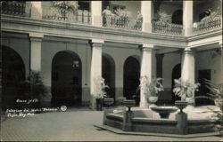 Interior del Hotel Palacio Courtyard Postcard