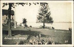 Palmar Park Waterfront Scene Postcard