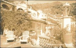 Hotel Victoria Terrace and Hillside Postcard