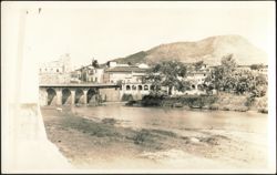 Puente Mallol & Choluteca River, Presidential Palace Postcard
