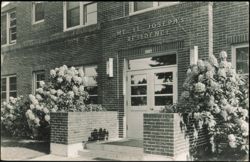 Mt. St. Joseph's Residence Entrance Postcard
