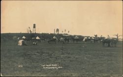 The Hog's Back' Military Encampment, Pine Camp, 1910 Postcard