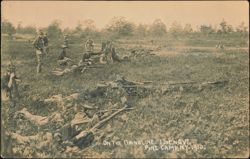 On the Firing Line, 1st Infantry Vermont National Guard, Pine Camp Postcard