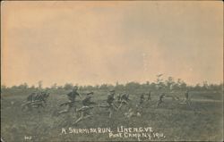 1st Infantry Vermont National Guard Skirmish Run  Pine Camp Postcard