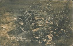 In the Trenches on the Firing Line  Pine Camp Postcard