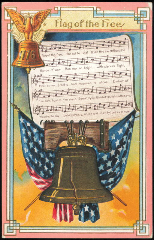 Flag of the Free Song, Liberty Bell & American Flags