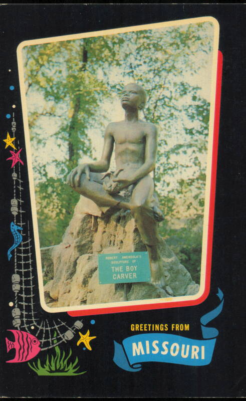 The Boy Carver Sculpture, George Washington Carver Monument Joplin Missouri