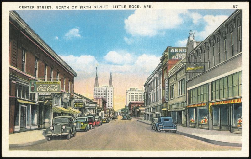 Center Street North of Sixth Street Little Rock Arkansas