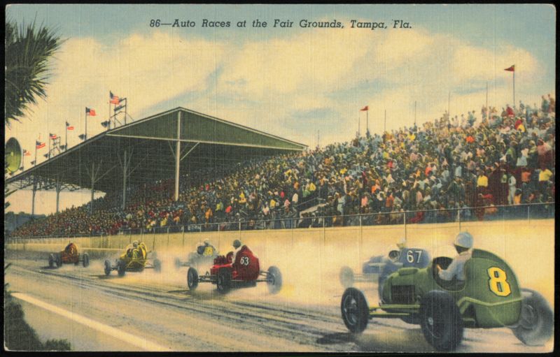 Auto Races at the Florida State Fair Grounds Tampa