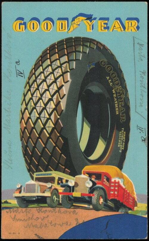 Goodyear All-Weather Heavy Duty Truck and Bus Balloon Tire