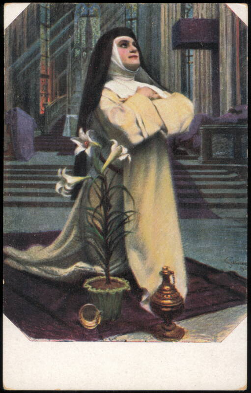 Innocence by R. Schlosser, Nun Kneeling in Prayer