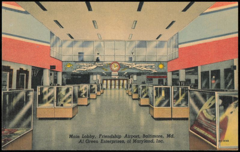 Main Lobby, Friendship Airport, Al Green Enterprises Baltimore Maryland